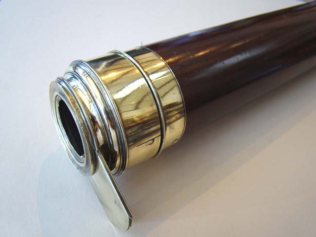 A fine 19th century Telescope inscribed  "Capt. John McIntire, BRIG SURF, 1851" — image 4